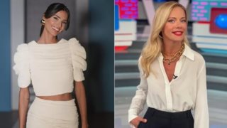 Η Ηλιάνα Παπαγεωργίου και η Ζέτα Μακρυπούλια φόρεσαν το ίδιο super stylish λευκό φόρεμα