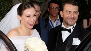 Οι ευχές του Γιώργου Αγγελόπουλου στη Δήμητρα Βαμβακούση λίγο πριν τη βάφτιση της κόρης τους