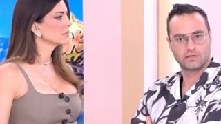 Έξαλλος ο Κώστας Φραγκολιάς με Μαρία Σολωμού: &quot;Είναι αισχρά αυτά που λέει - Να λύσει το θέμα της με τους άντρες&quot;