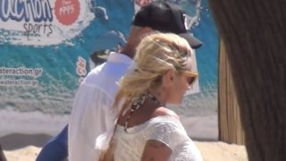 Ελεωνόρα Ζουγανέλη &amp; Νίκος Συρίγος σε χαλαρές στιγμές στη Μύκονο