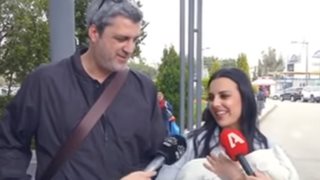 Όλγα Λαφαζάνη : Βγήκε από το μαιευτήριο! Οι πρώτες δηλώσεις στο πλευρό του συζύγου της