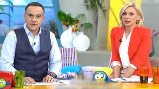 Κατερίνα Καραβάτου και Κρατερός Κατσούλης αποχαιρέτησαν τον Γιώργο Καραϊβάζ