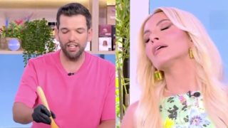 Η ατάκα του Πέτρου Συρίγου στην Κατερίνα Καινούργιου: &quot;Όση ώρα μιλάμε λογικά τρως ε..&quot;