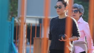 Μαριάντα Πιερίδη: Στην παιδική χαρά με τον γιο της