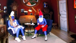 Μουτσινάς &amp; Βάνια γίνονται Στρουμφίτα &amp; Μπάμπα Στρουμφ στο "Καλό Μεσημεράκι"