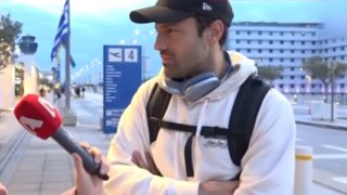 Η αντίδρασή του Κωνσταντίνου Αργυρού όταν ρωτήθηκε για τη σύντροφό του, Αλεξάνδρα Νίκα