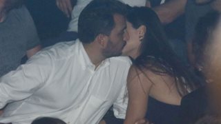 Φλορίντα Πετρουτσέλι &amp; Άρης Γούτος: Καυτά φιλιά σε νυχτερινή έξοδο: Φωτογραφίες
