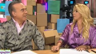 Φώτης Σεργουλόπουλος και Τζένη Μελιτά πήραν αποκουκουτσοποιητές στην Ελένη Μενεγάκη και τη Ζήνα Κουτσελίνη