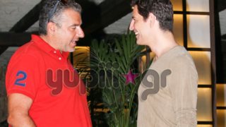 Γιώργος Λιάγκας- Σάκης Ρουβάς: H συνάντηση στη Μύκονο: Φωτογραφίες