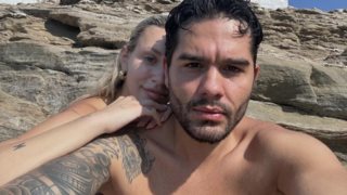 Το παθιασμένο φιλί της Γαρυφαλλιάς Καληφώνη στον Χρήστο Μάστορα