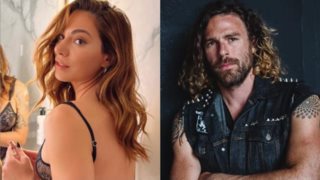 Η Ευρυδίκη Βαλαβάνη με τον Γρηγόρη Μόργκαν στην Πορτογαλία