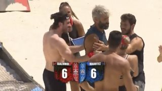 Survivor | Νίκη του Αλέξη Παππά απέναντι στο Τζέιμς Καφετζή - Έξαλλοι πανηγυρισμοί στην όμαδα των κόκκινων