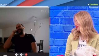 Ο Στέλιος Μανουσάκης στη μεγάλη πρεμιέρα του "Τι λες τώρα!"! Τα τρυφερά λόγια στη Μαρία Ηλιάκη