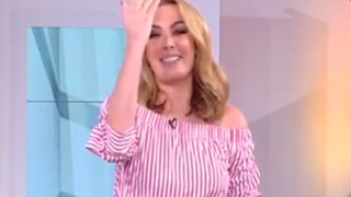 Τατιάνα Στεφανίδου: Το τηλεφώνημα Χρυσαυγίτη στην εκπομπή της &amp; η απίθανη αντίδρασή της: Video