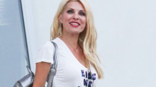 Ελένη Μενεγάκη: Οι πρώτες φωτογραφίες στον Alpha λίγο πριν τη νέα σεζόν