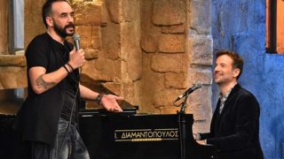 Πάνος Μουζουράκης - Κωστής Μαραβέγιας: Οι coaches του «Voice» λένε... «Στην Υγειά μας»: Φωτογραφίες