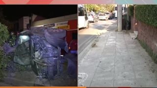 Τροχαίο - σοκ στο Χαλάνδρι: Νεκρός 18χρονος οδηγός ΙΧ - "Καρφώθηκε" σε δέντρο και το ξερίζωσε [βίντεο]