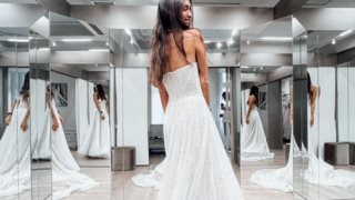 Η Άννα Πρέλεβιτς φόρεσε το νυφικό της και είπε: "Yes I Do"