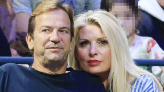 Ελένη Μενεγάκη &amp; Μάκης Παντζόπουλος | Όλες οι φωτογραφίες από τη σπάνια κοινή εμφάνιση μετά από μήνες