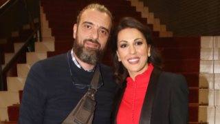 Άννα Μενενάκου και Σωτήρης Τσαφούλιας σε σπάνια δημόσια εμφάνιση