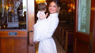 Μαρία Μενούνος | Το φωτογραφικό άλμπουμ από τη βάφτιση της κόρης της