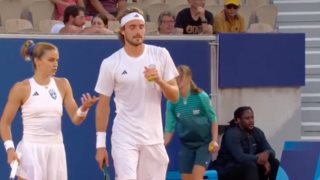 Πρεμιέρα με ήττα για Τσιτσιπά και Σάκκαρη στο διπλό μικτό των Ολυμπιακών Αγώνων