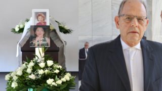 Το τελευταίο αντίο στην Άννα Κυριακού - Συντετριμμένος ο γιος της