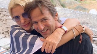 Ελένη Μενεγάκη: Ακόμα μία φωτογραφία από το τριήμερο στην Άνδρο