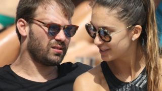 Γιώργος Σαμπάνης- Άννα Πρέλεβιτς: Μαζί σε παραλία της Μυκόνου: Φωτογραφίες