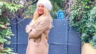 Η Ελένη Μενεγάκη στα χιόνια με τη Μαρίνα!