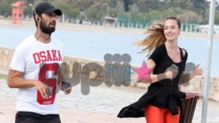 Αντωνία Καλλιμούκου &amp; Νίκος Παραδείσης: Για τρέξιμο στο Καβούρι! Δείτε τα σπάνια στιγμιότυπα