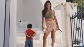 Το φωτογραφικό άλμπουμ της Χρύσας Μιχαλοπούλου από τις διακοπές στη Νάξο με τον γιο της