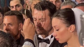 Γιώργος Αγγελόπουλος &amp; Δήμητρα Βαμβακούση παντρεύτηκαν στον Λυκαβηττό! Φωτογραφίες