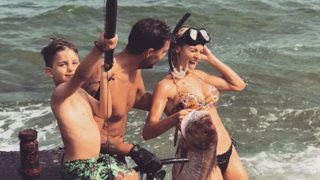 Στέλιος Χανταμπάκης &amp; Όλγα Πηλιάκη: Βγήκαν για ψάρεμα και «έριξαν» το Instagram