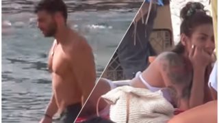 Ευρυδίκη Βαλαβάνη &amp; Κωνσταντίνος Βασάλος: Η καυτή εμφάνιση με μαγιό στη Μύκονο: Video