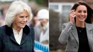 Κέιτ Μίντλετον - Καμίλα: Στιλιστική "κόντρα" σε καρό, το αγαπημένο look των γαλαζοαίματων