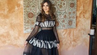 Σταματίνα Τσιμτσιλή: Με τον σύζυγο &amp; τις κόρες στον γάμο της κολλητής της φίλης: Φωτογραφίες