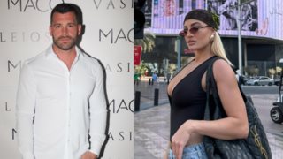 Η Ιωάννα Τούνη και ο Στάθης Σχίζας κρατιούνται χέρι - χέρι σε βόλτα τους στη Μύκονο