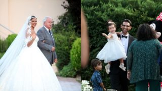 Η Ελένη Χατζίδου πιο λαμπερή από ποτέ στον γάμο της με τον Ετεοκλή Παύλου! Δείτε φωτογραφίες