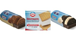 ΕΒΓΑ &amp; Μπισκότα ΠΑΠΑΔΟΠΟΥΛΟΥ: Δυο θρυλικά ονόματα, δυο νέα ακαταμάχητα παγωτά!
