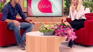 Ελένη Μενεγάκη &amp; Γιάννης Τσιμιτσέλης: Η αμήχανη στιγμή on air: Video