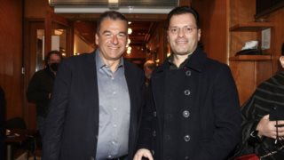 Γιώργος Λιάγκας &amp; Τάσος Τεργιάκης σε κοινή βραδινή έξοδο