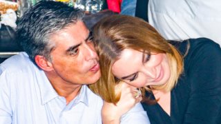 Τατιάνα Στεφανίδου - Νίκος Ευαγγελάτος: Οι τρυφερές στιγμές σε νυχτερινή τους έξοδο: Φωτογραφίες