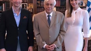 Σάκης Ρουβάς &amp; Κάτια Ζυγούλη: Η προσωπική συνάντηση με τον Πρόεδρο της Δημοκρατίας