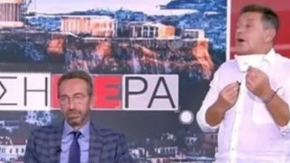 Χαμός στο στούντιο του ΣΚΑΙ!: Aποχώρησε ο Ανδρέας Πετρόπουλος σε ένδειξη διαμαρτυρίας για το Big Brother