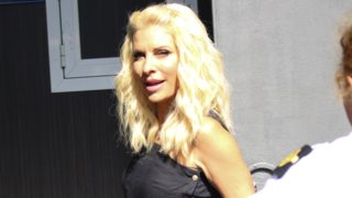 Η Ελένη Μενεγάκη σε χαλαρές στιγμές με τον Άγγελο Λάτσιο και τη Γαία Μερκούρη