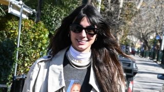 Η Ηλιάνα Παπαγεωργίου σε καθημερινές στιγμές στην Κηφισιά