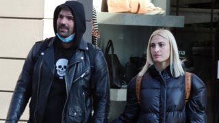 Ιωάννα Τούνη &amp; Δημήτρης Αλεξάνδρου | Αχώριστοι χέρι-χέρι στη Θεσσαλονίκη!