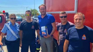 Breath Purity | Δίπλα στις πυρόπληκτες περιοχές μοιράζοντας ρινικά φίλτρα SINUSET