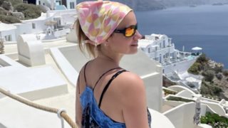 Οι φωτογραφίες της Παναγιώτας Βλαντή με μαγιό από τις διακοπές της στην Αστυπάλαια